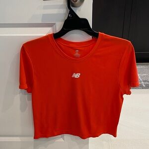 New Balance Vibrant Orange Women's Crop Top